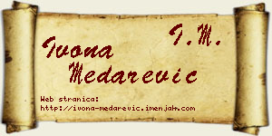 Ivona Medarević vizit kartica